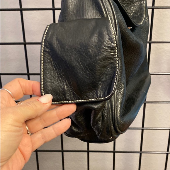 LRL Black Leather Women's Bag - Picture 2 of 14